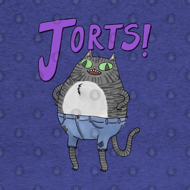 JORTS! Cat by famousdinosaurs